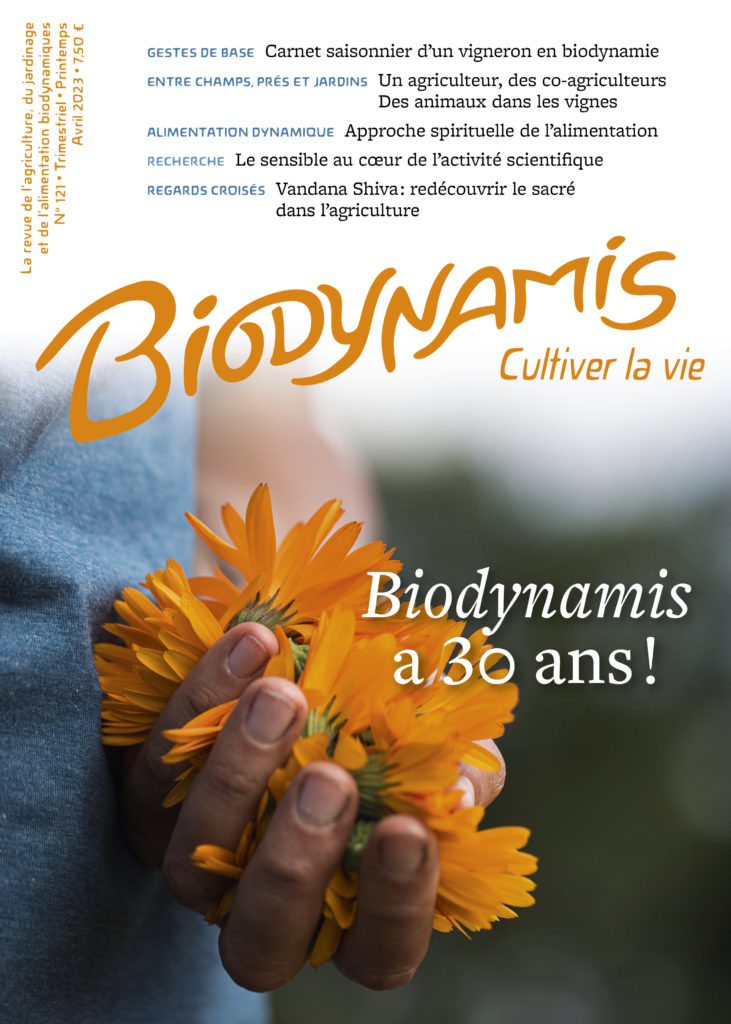 Revue Biodynamis MABD couverture 121 anniversaire 30 ans printemps 2023
