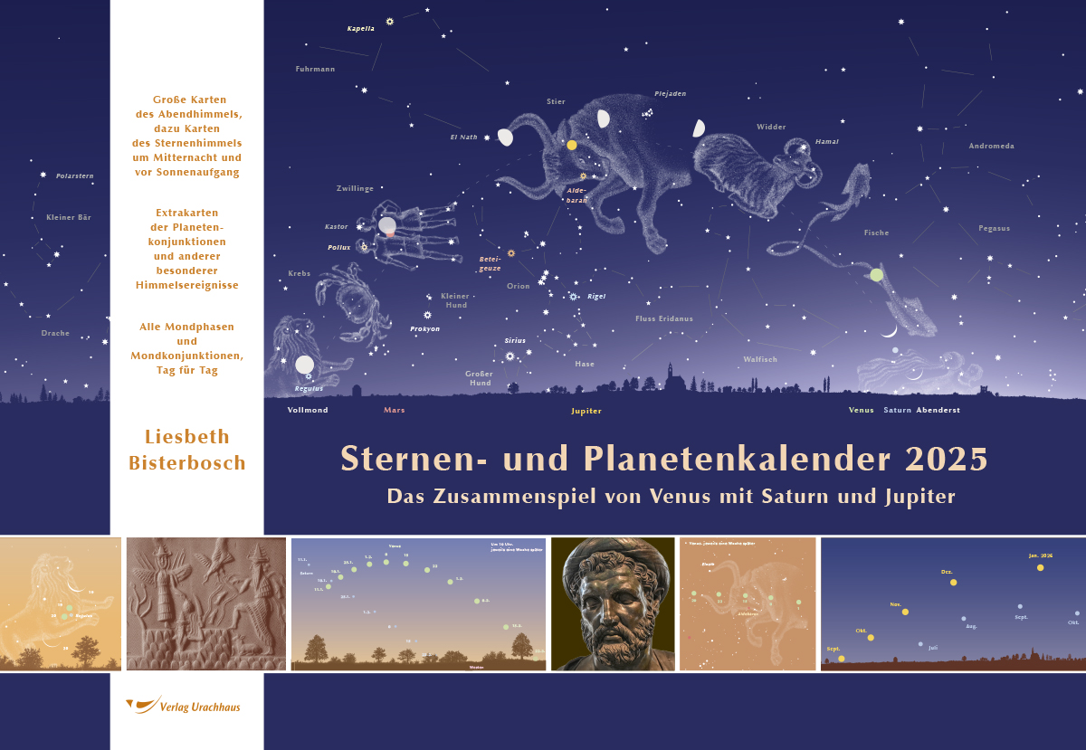 Calendrier des étoiles et des planètes 2025