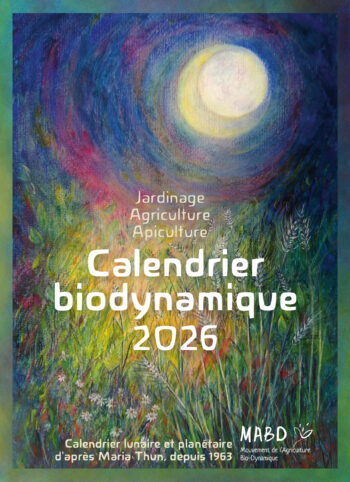 Calendrier biodynamique lunaire et planétaire 2026 MABD
