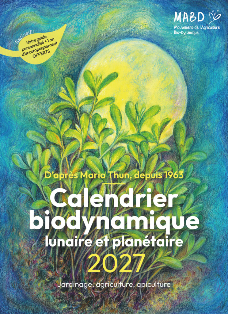 Calendrier biodynamique 2027 lunaire